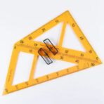 Plastic Ruler Set with Geometric Tools (2)