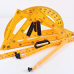 Plastic Ruler Set with Geometric Tools (5)