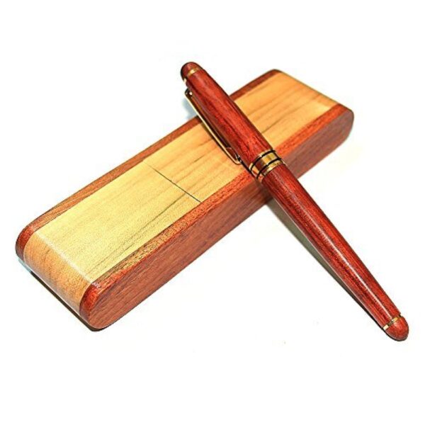 ECO-Friendly Creative Full Wooden Ballpoint Pen with Wooden Box