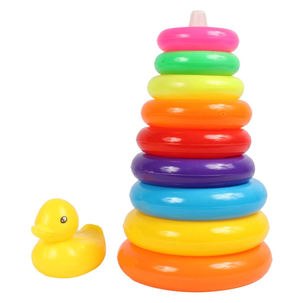 Stackable Ring Game Shop Duck Multi Color Stacking Ring Game Online | AnnaDorkas Ventures