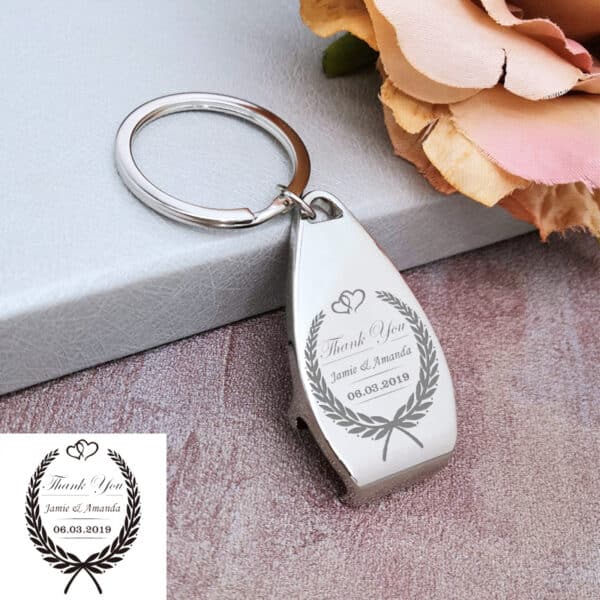 Engraved Keyring Bottle Opener Keychain (3)