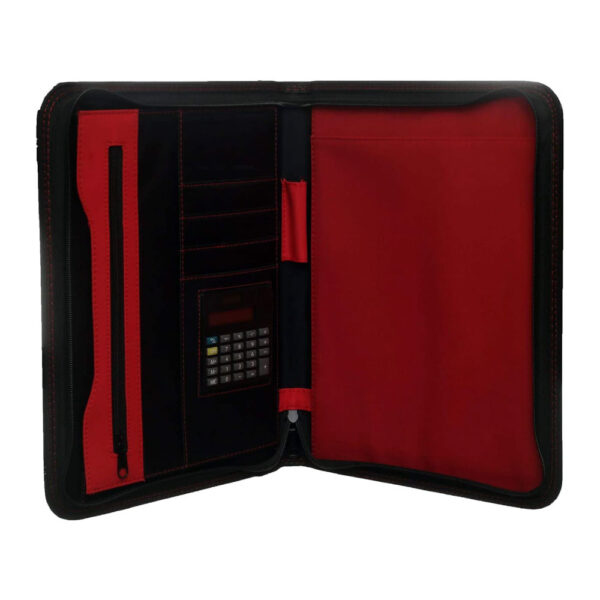 Portfolio Leather Bag With Calculator And Cards Holder (1)
