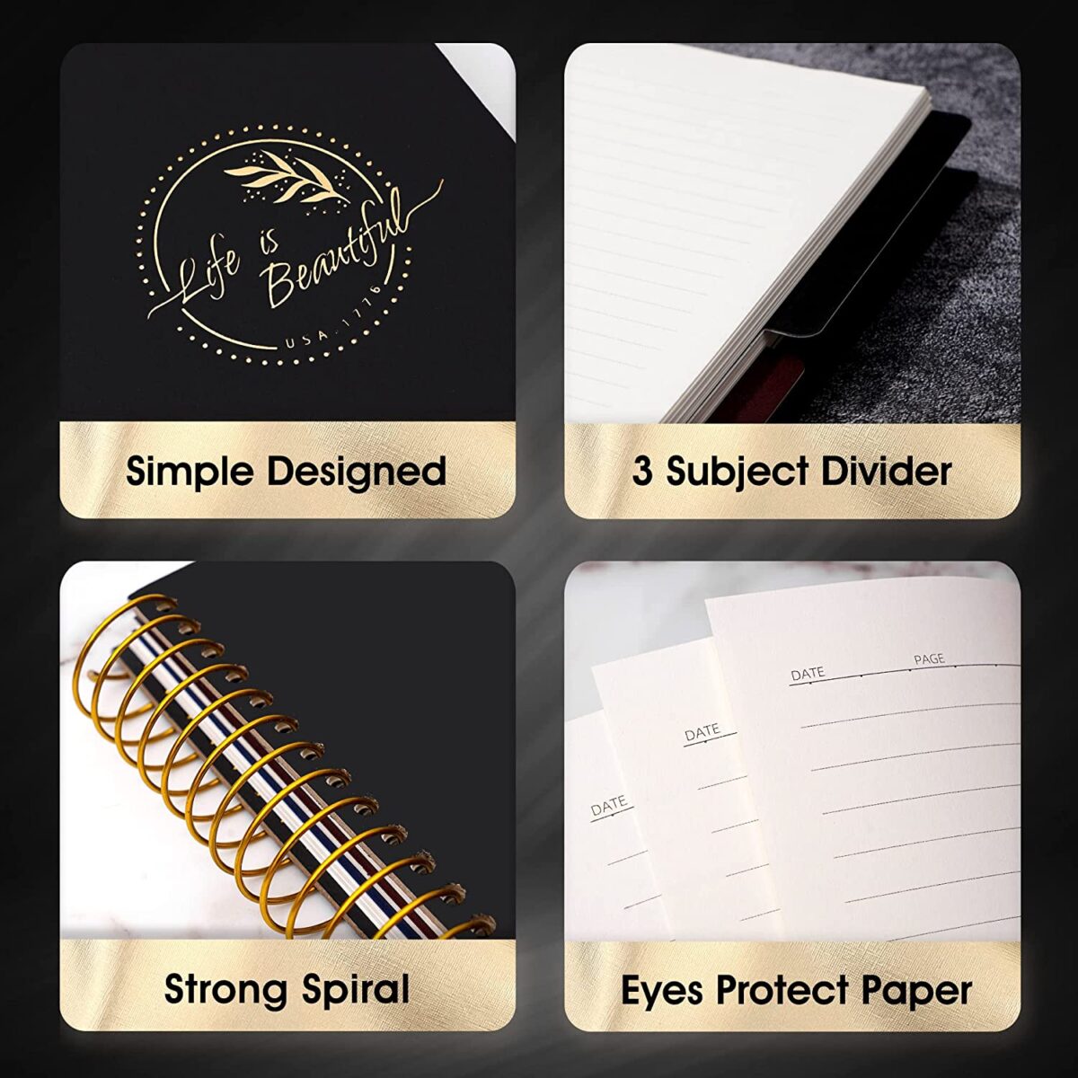Spiral Notebook for Note Taking (2)