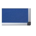 Velvet Cloth Surface Blue Notice Board (2)