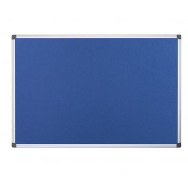 Velvet Cloth Surface Blue Notice Board (3)