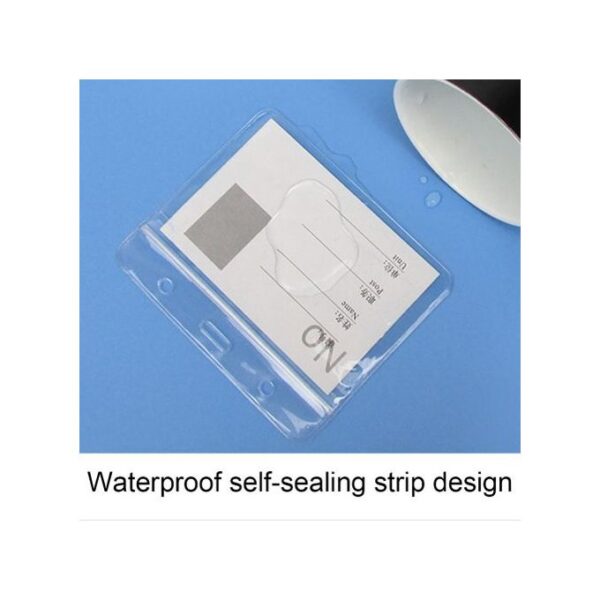 Waterproof PVC ID Card Holder and Badge Holder (3)