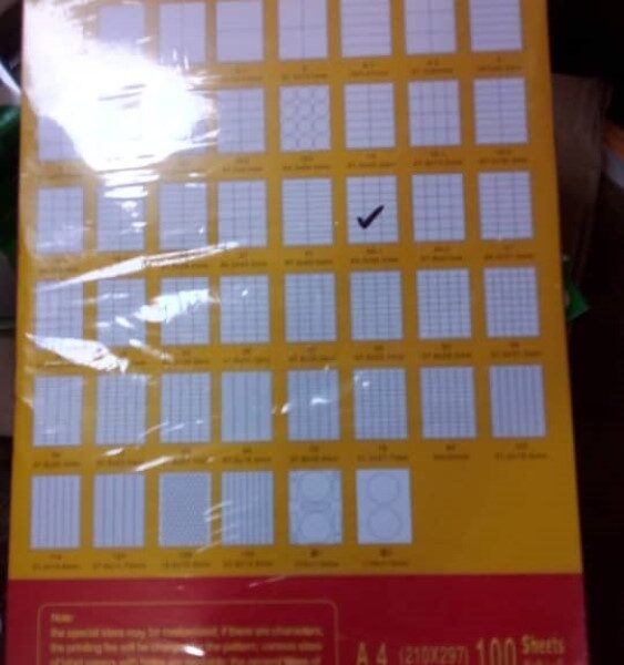Multi Purpose Printer Labels (1)