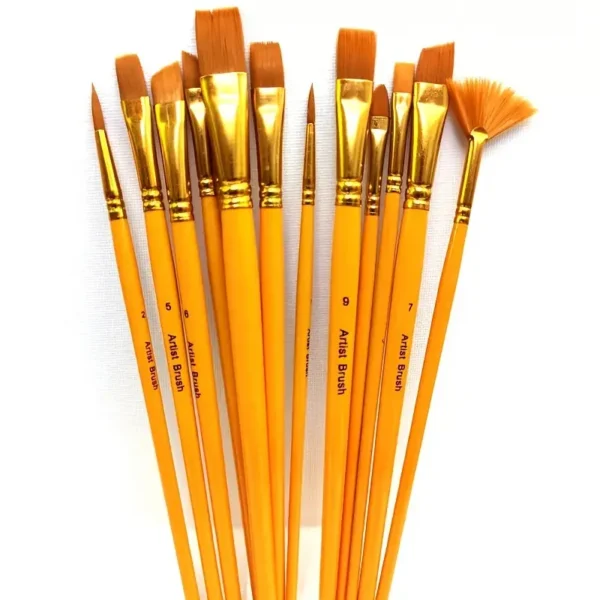 Synthetic Hair Taklon Painting Brush (2)