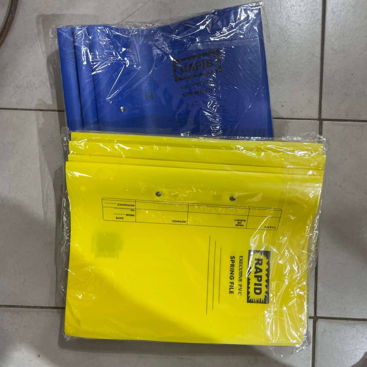 Eco Friendly Recycled PVC Spring File (1)