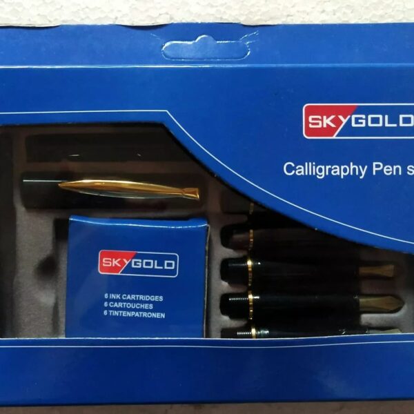 Gold Calligraphy Pen Set (2)
