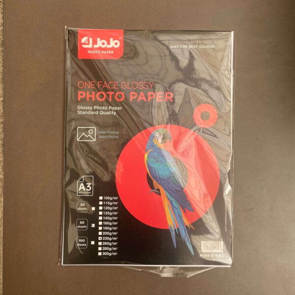 One face glossy Photo Paper