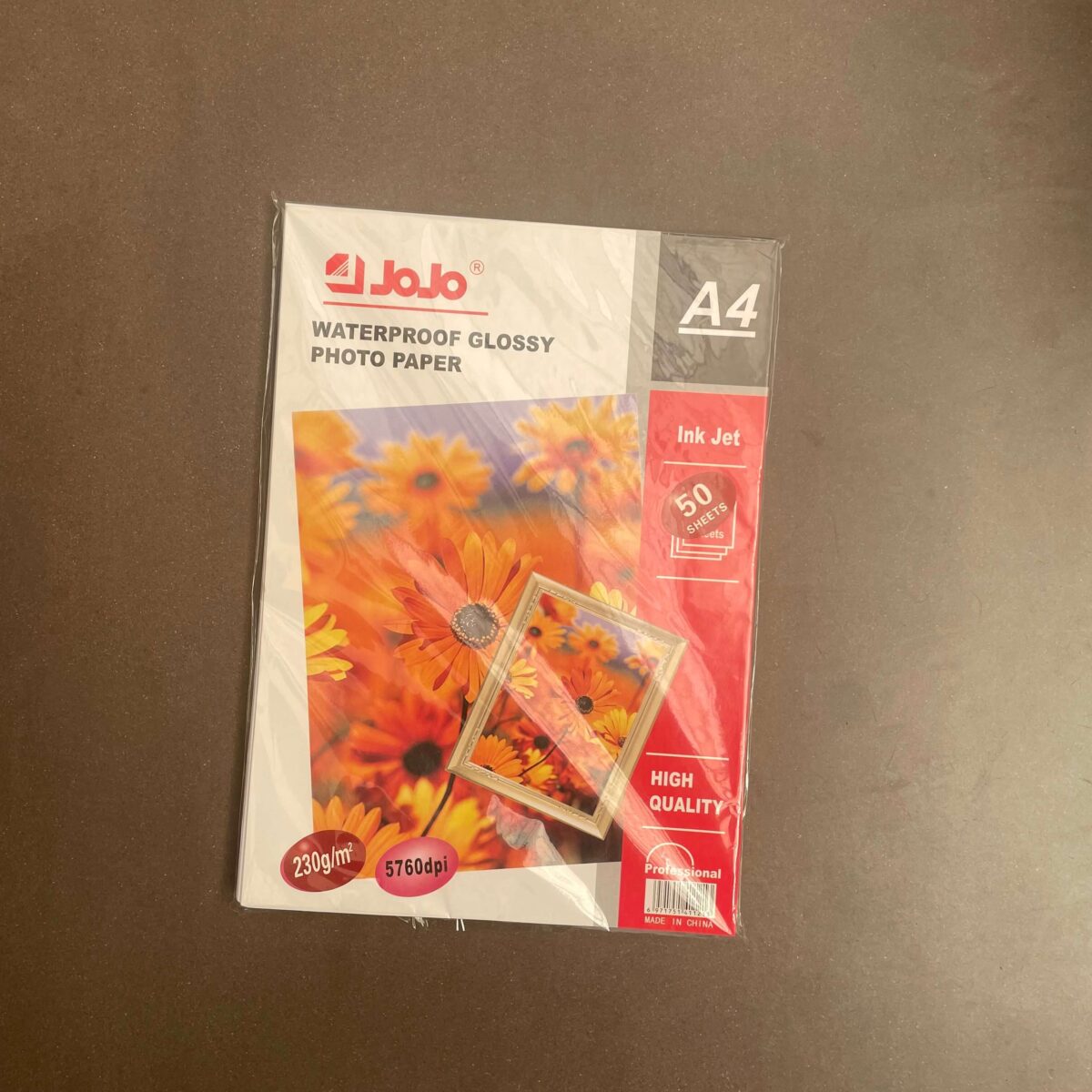 Waterproof glossy photo paper